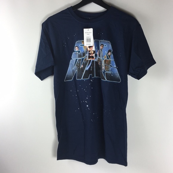 🇺🇸 Star Wars EP8 Group Logo T-Shirt XL - Picture 2 of 4